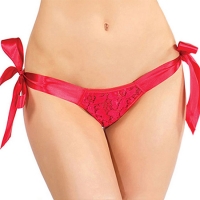 Sexy kanten slip - Rood