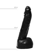 Realistische Dildo 22 cm - Zwart