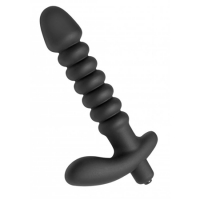 Prostatic Play Quest - Geribbelde Siliconen Prostaat Vibrator
