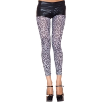 Legging Met Luipaardprint - Grijs