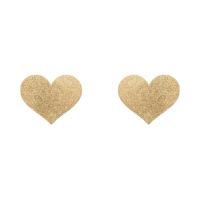 Flash Heart Tepelstickers - Goud