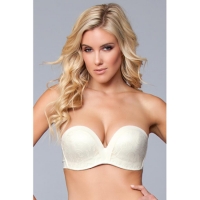 Miracle Push-Up Strapless BH - Nude