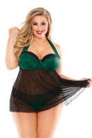 Sonia Babydoll Set - Evergreen