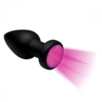 Vibrerende Buttplug Met LED-Licht - Groot