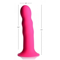 Squeeze-It Wavy Dildo - Roze