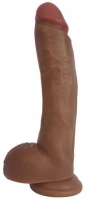 Realistische Dildo Met Balzak - 25 cm