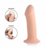 Squeeze-It Dikke Dildo - Beige