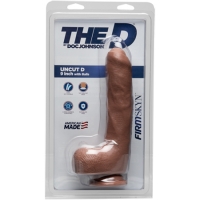 The Uncut D Realistische Dildo Met Balzak - 22 cm