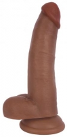 Realistische Dildo Met Balzak - 21 cm