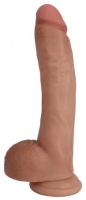 Realistische Dildo Met Balzak - 25 cm