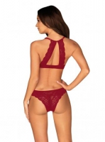 Ivetta 2-Delige Kanten BH Set - Rood