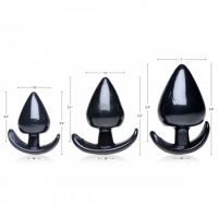 Triple Spades Driedelige Buttplug Set