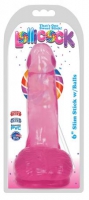 Dildo Met Ballen 15 CM - Cherry Ice