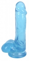 Dildo Met Ballen 15 CM - Berry Ice