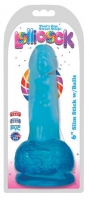 Dildo Met Ballen 15 CM - Berry Ice