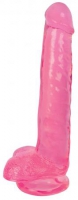 Dildo Met Ballen 20 CM - Cherry Ice