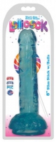 Dildo Met Ballen 20 CM - Berry Ice