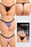 F*CK 3-Pack Strings - Curvy