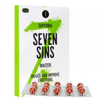 Seven Sins - Master - Lustopwekker Voor Mannen - 15 softgels