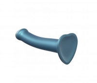 Strap On Me - Siliconen Dildo - Blauw - M