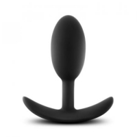 Anal Adventures Platinum - Vibra Slim Verzwaarde Anaal Plug -Medium