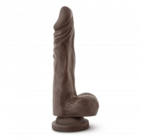 Dr. Skin - Realistische Dildo Met Zuignap 21 cm - Chocolate