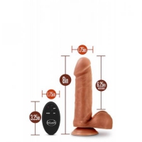 Dr. Skin- Dildo Met Afstandsbediening - Invoerdiepte 16 cm - Beige