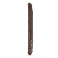 Dr. Skin - Realistische Dubbele Dildo 35 cm - Chocolate