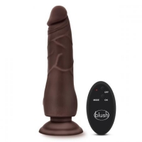 Dr. Skin - Dildo Met Afstandsbediening - Invoerdiepte 18 cm - Chocolate