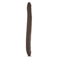 Dr. Skin - Realistische Dubbele Dildo 40 cm - Chocolate