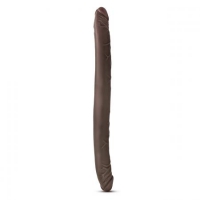 Dr. Skin - Realistische Dubbele Dildo 40 cm - Chocolate