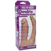 The Naturals® Vac-U-Lock - Double Penetrator - Dubbele Dildo