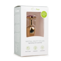 Metalen buttplug