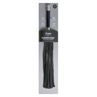 Lange flogger met metalen handvat