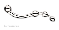 Njoy Fun Wand - G-Spot/Prostaat Dildo - Zilver