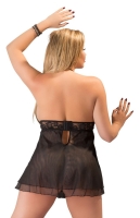 Plus Size Nachtjurkje Met Open Cups