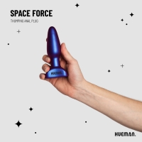 Hueman - Space Force Vibrerende en Stotende Buttplug