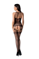 Passion - BS095 Sensuele Catsuit - Zwart