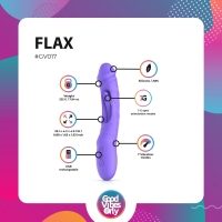 Good Vibes Only - Flax Vibrerende Dildo met G-Spot Stimulator