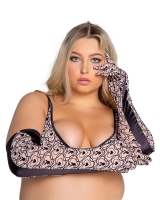 Playboy Lingerie - Bunny Kiss Handschoenen - Zwart