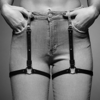 Bijoux Indiscrets – MAZE Shorts Garter – Zwart