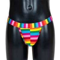 Regenboog Mannen String