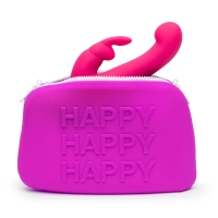 Happy Rabbit – HAPPY Opbergzak Met Rits – Groot Paars