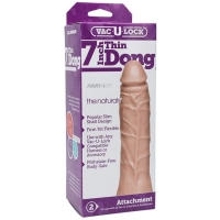 Doc Johnson - VacULock Dunne DildoThe Naturals - Vanille