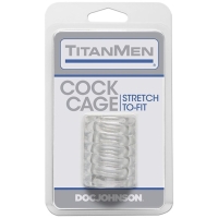 Doc Johnson - TitanMen Cock Cage - Transparant