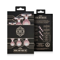 Rosy Gold - Metalen Buttplugset 3 stuks - Roségoud