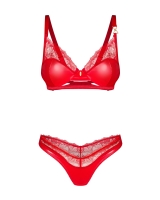 Obsessive - Aliosa Tweedelige Set - Rood