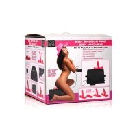 LOVE BOTZ - 50X Saddle Pro Sex Machine met 4 Opzetstukken - Zwart